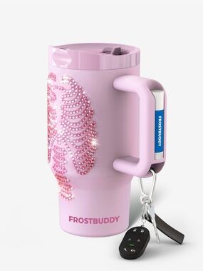 🩶FrostBuddy Mug Buddy Pink Skeleton - NEW WITH TAGS🩶